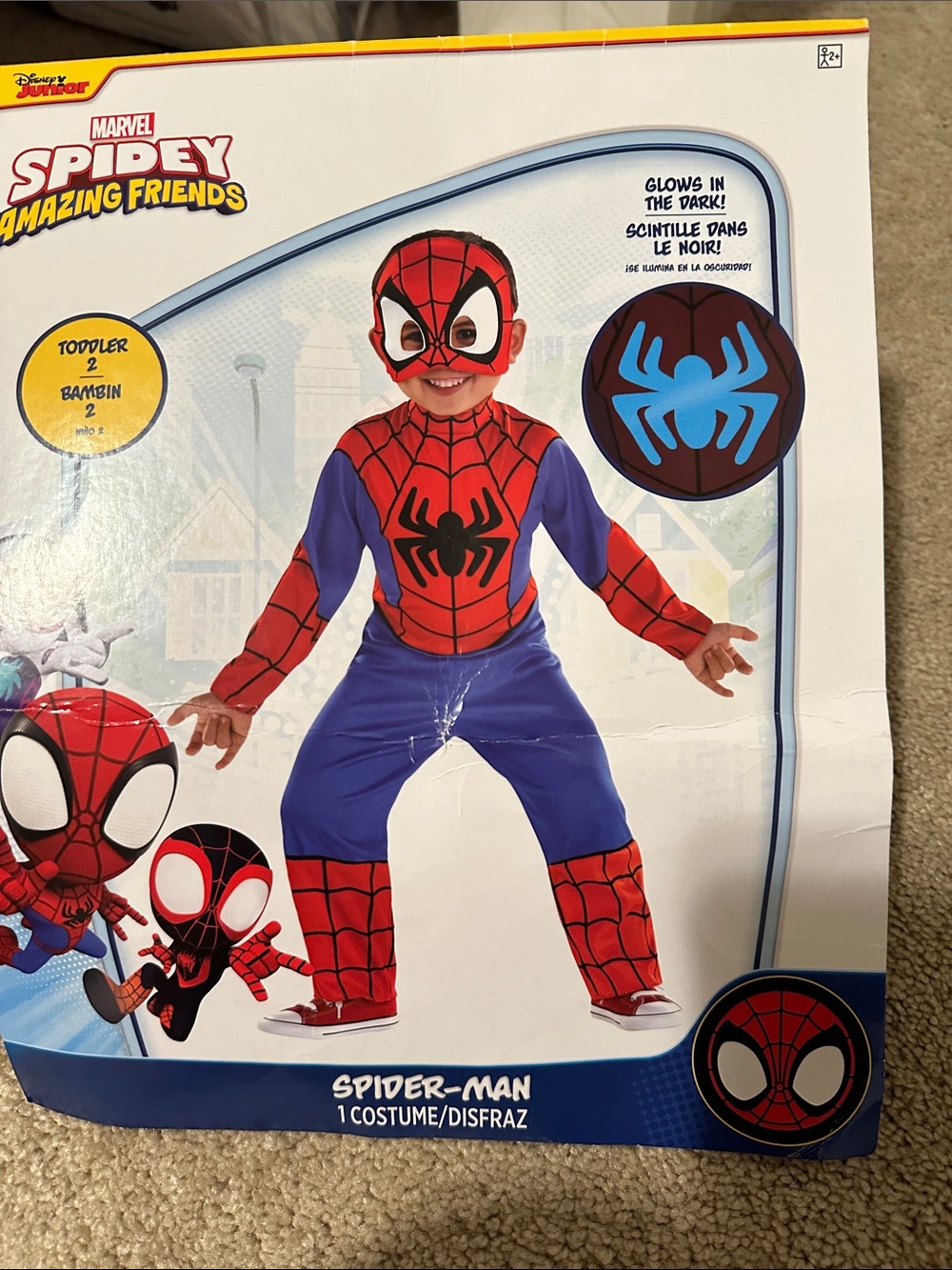 Marvel Spidey Amazing Friends Spider-Man Costume - Red & Blue